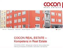 Tablet Screenshot of cocon.de
